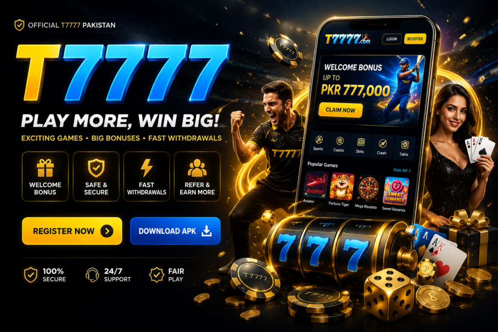 T7777 APK download guide showing the official Android application installation process.