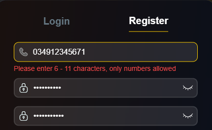 T7777 Register error